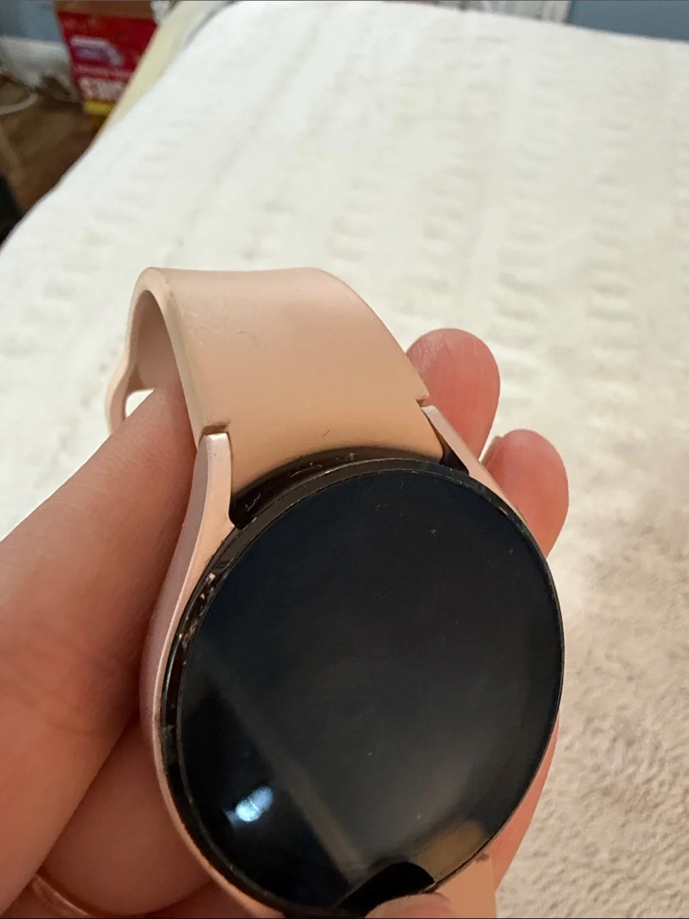 Smartwatch with Beige Band - Samsung